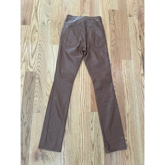 MOTHER Denim High Waisted Rail Skimp Jeans in Friar Brown - Picture 12 of 12